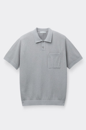 Beige Texture Collar Sweater