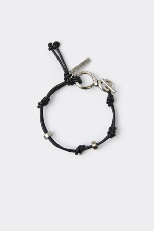 Black Leather Bracelet