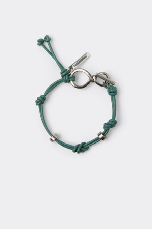 Green Leather Bracelet