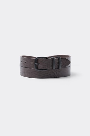 Khaki Leather Belt