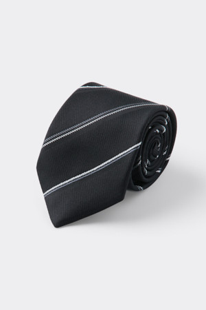 Black Stripe Tie