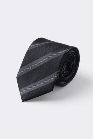 Black Stripe Tie