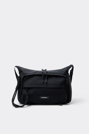 Black Nylon Cross Bag