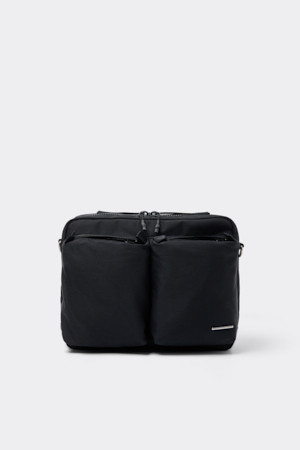 Black Nylon Cross Bag