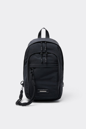 Black Nylon Sling Bag