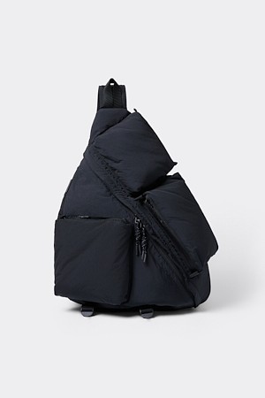 Black Nylon Sling Bag