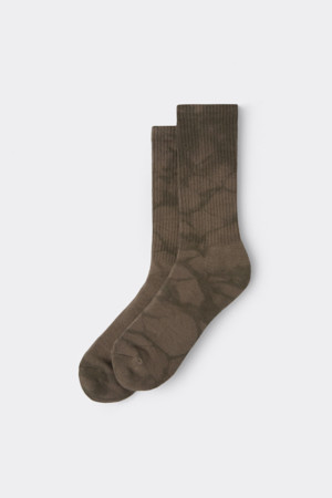 Brown Dyed Socks