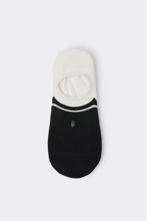 Black Block Hidden Socks