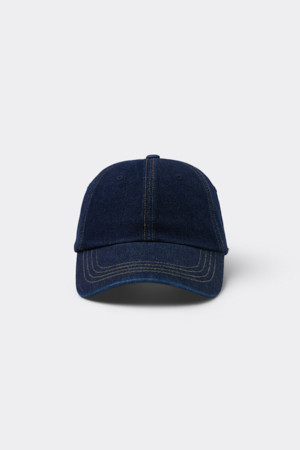 Navy Denim Cap