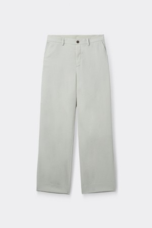 Ivory Loose Fit Wool Blended Pants