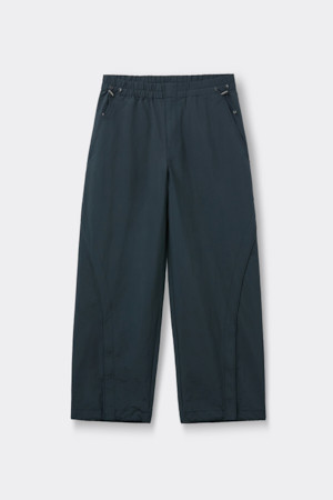 Grey Zip Curved Track Pants