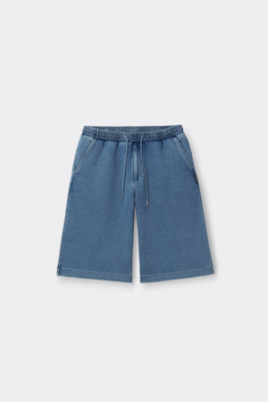 Blue Two Tone Sweat Shorts