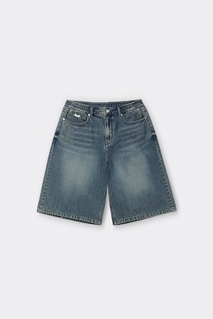 Blue Denim Bermuda Shorts