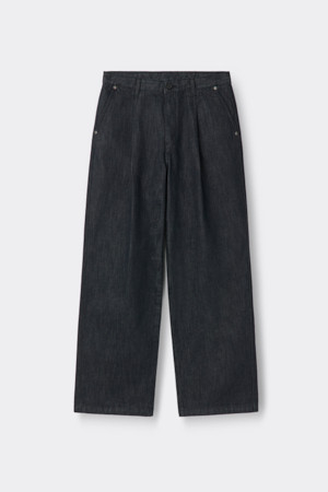 Blue One Tuck Jeans