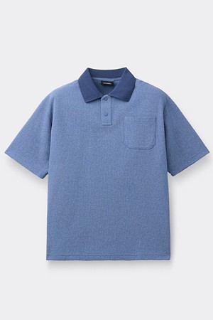 Black Oversized Fit Polo