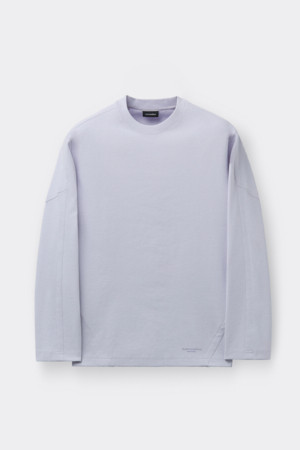 Purple Binding Detail T-shirt