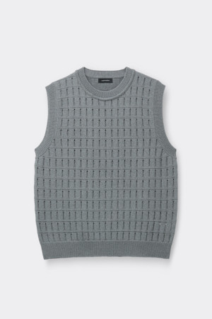 Grey Knit Vest