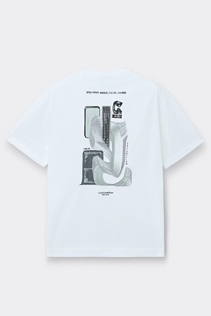 [Vincent] White Graphic T-Shirt