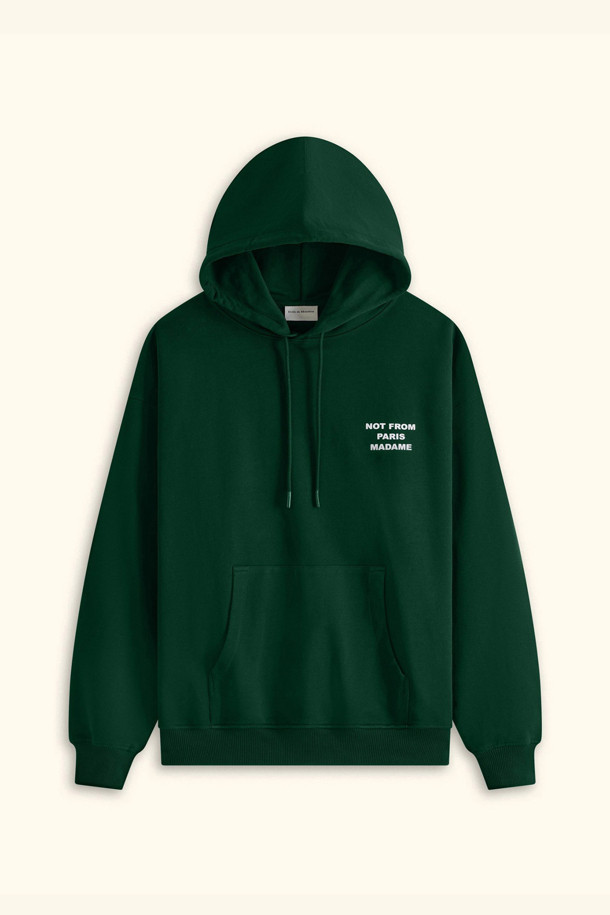 Le 후디 슬로건은 캐주얼 및 스트릿 스타일을 아우르는 오버핏 후디입니다. 가을, 겨울 시즌에 적합하며, 일상룩, 집콕룩, 산책룩 등 다양한 TPO에 활용할 수 있습니다. 그린 컬러에 앞면 슬로건 프린트와 뒷면 자수 디테일이 돋보입니다. 430GSM 프렌치 테리 소재로 제작되어 포근하며, 리브드 밑단 및 소맷단 마감으로 편안한 착용감을 선사합니다. 면 소재로 제작되어 부드러운 촉감을 느낄 수 있습니다.
