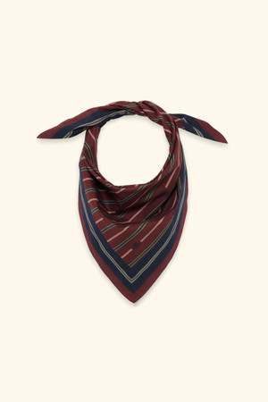 Le Foulard Rayure Monogramme