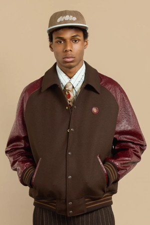 La Veste Teddy Laine et Cuir