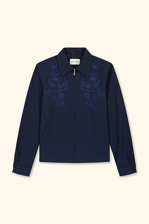 Straight Embroidery Jacket