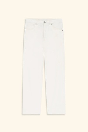 Jean Straight Off White