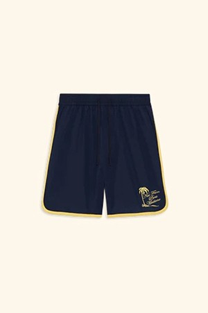 Short Plage Slogan Palmier