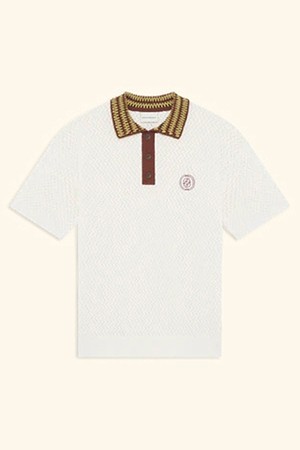 Polo Maille Ajouré D Miroir