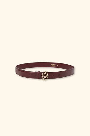 Leather D-Miroir Belt