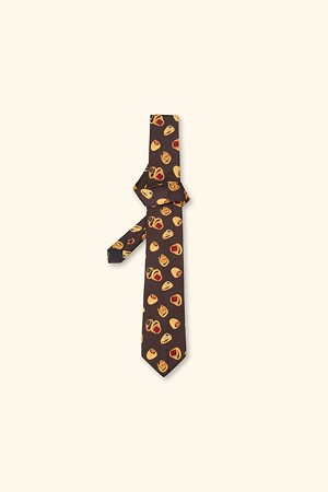 Silk Tie Rings Print