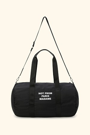 Nylon Slogan Gym Bag