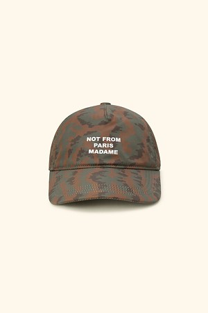 Slogan Moiré Nylon Cap