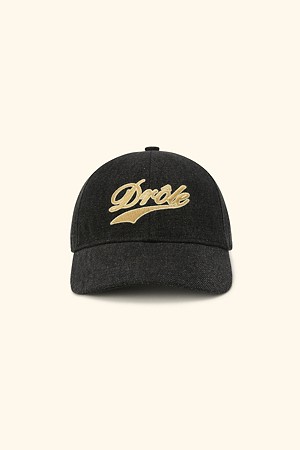 Drôle Embroidered Denim Cap