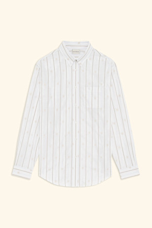 Chemise Rayée Monogramme