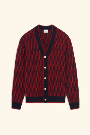 Cardigan Torsades Bicolore