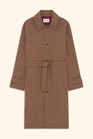 Prince Of Wales Belted Coat