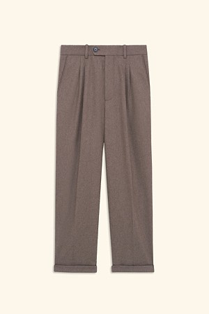 Cropped Pleated Pants