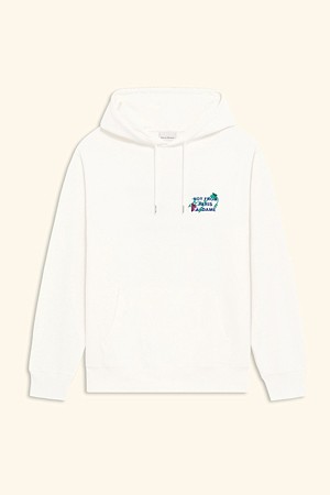 Vine Embroidered Slogan Hoodie