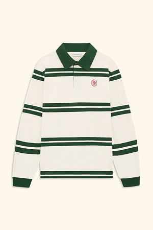 D Ornament Striped Polo