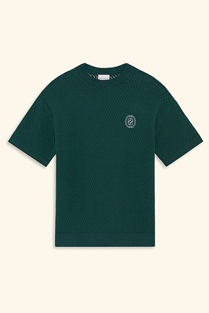 D Mirror Openwork Knit T-shirt
