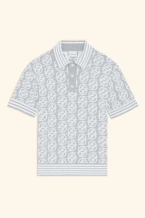 D Mirror Monogram Knit Polo