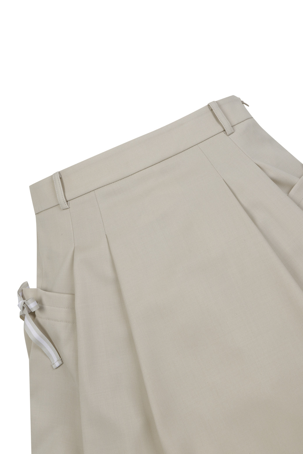 ELORD - 스커트 - BALLOON-FIT CULOTTE(Beige)