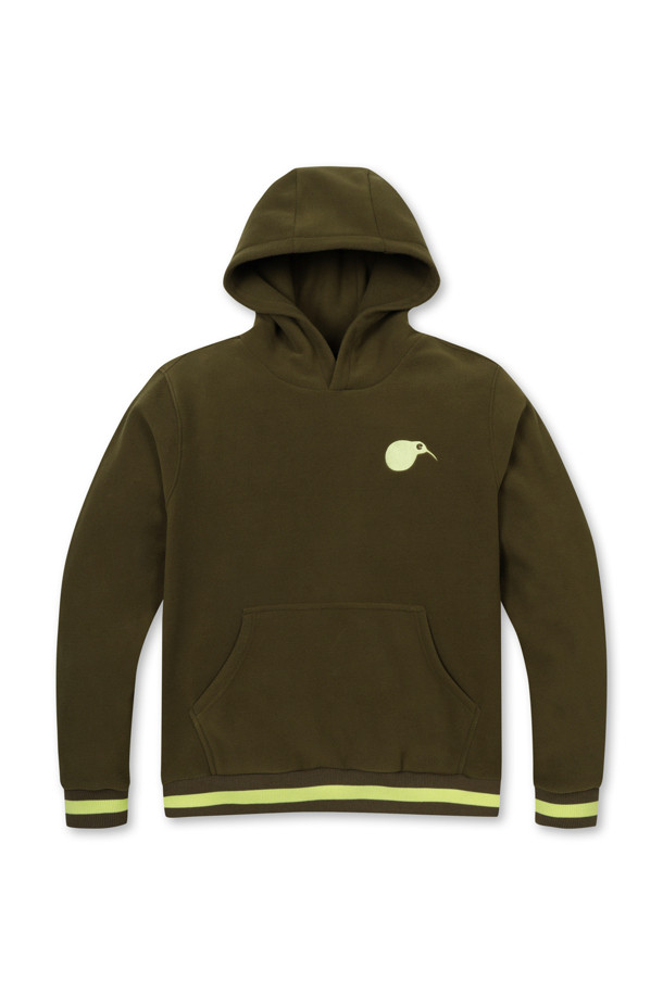 ELORD - 긴팔티셔츠 - P&C UNI KIWI HOODIE(Khaki)