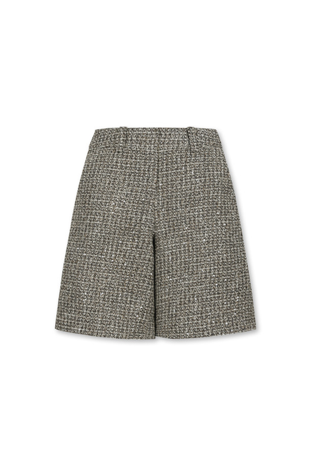 ELORD - 하프팬츠 - SPANGLE TWEED HALF PANTS