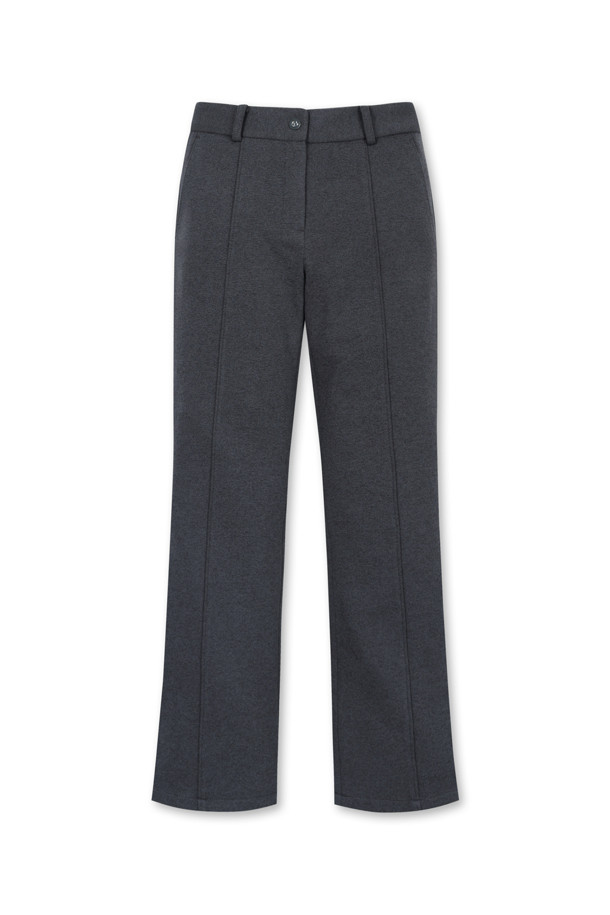 ELORD - 롱팬츠 - COMFORT SEMI BOOTSCUT PANTS(Charcoal)