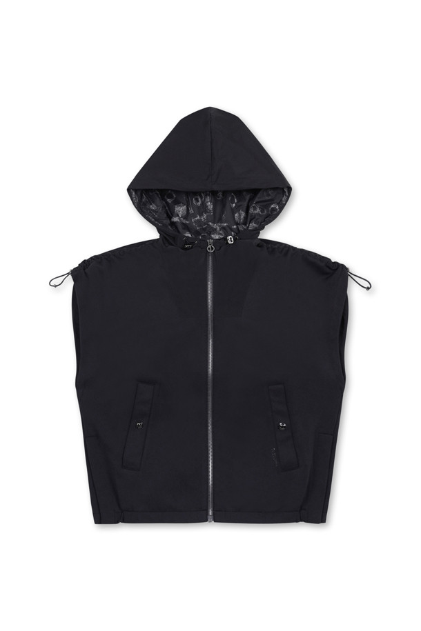 ELORD - 베스트 - COZY AIR HOODIE VEST(Black)