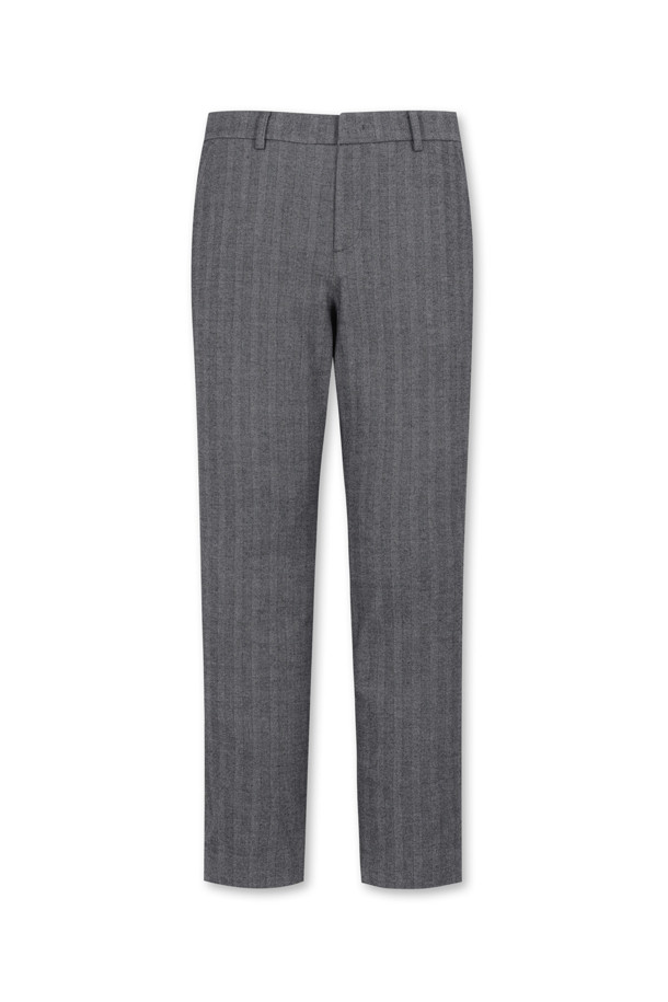 ELORD - 롱팬츠 - WARM SOFT TOUCH PATTERN PANTS(Charcoal)