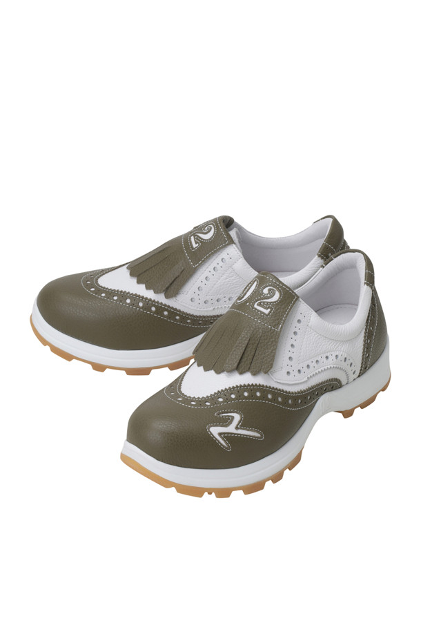 ELORD - 골프화 - WOMEN 9.2 ITALY GOLF SHOES(Khaki)