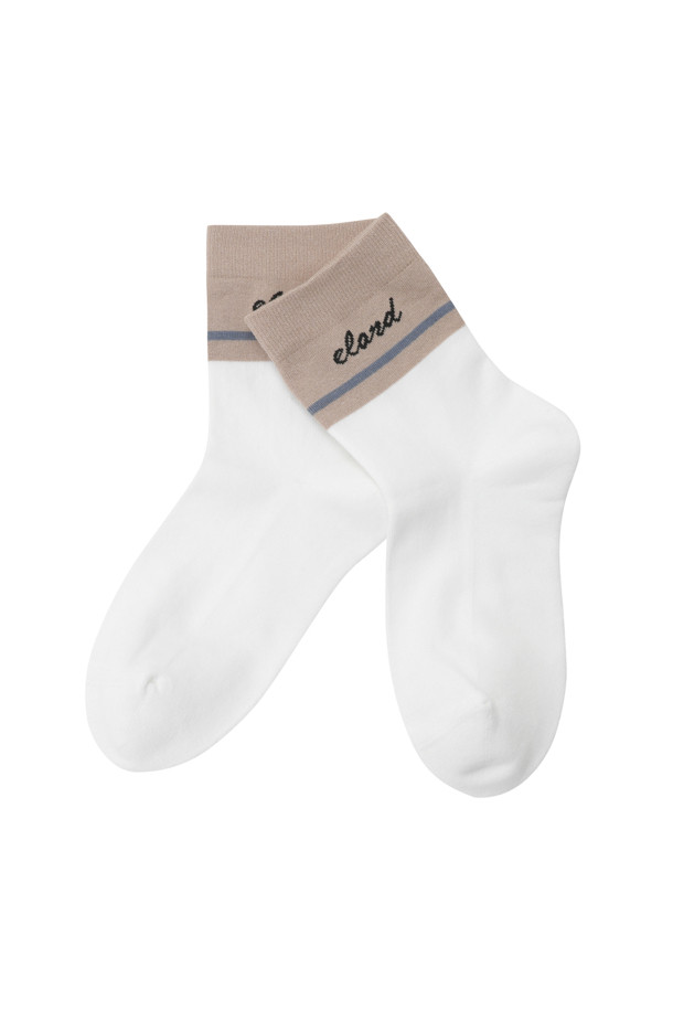 ELORD - 양말 - WOMEN MID LENGTH SOCKS(Gold)